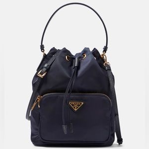 Prada Duet Re-Nylon Bucket Bag